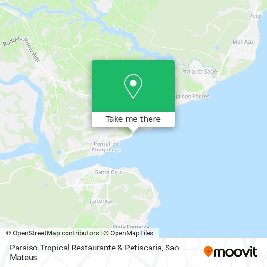Paraiso Tropical Restaurante & Petiscaria map