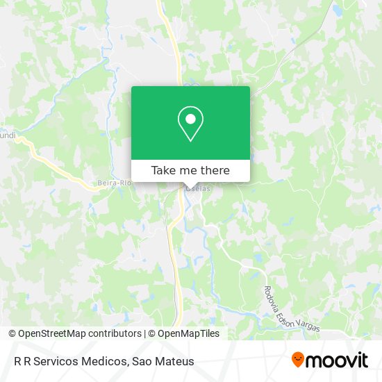 R R Servicos Medicos map