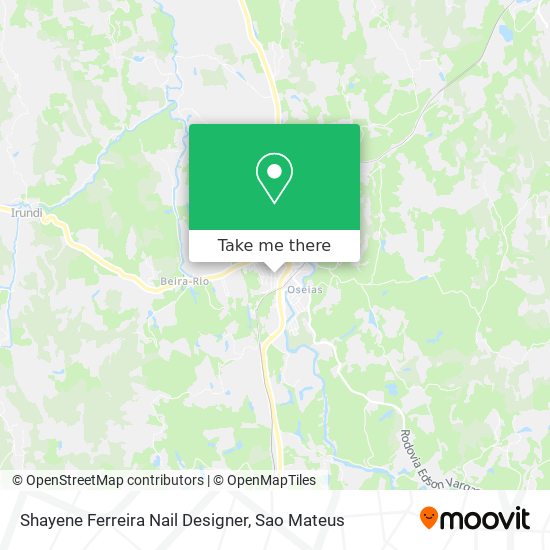 Shayene Ferreira Nail Designer map