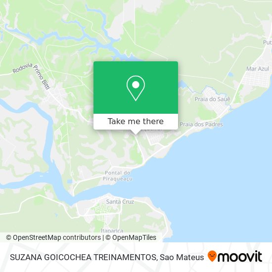 SUZANA GOICOCHEA TREINAMENTOS map