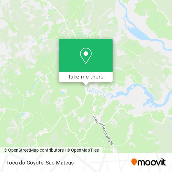 Toca do Coyote map