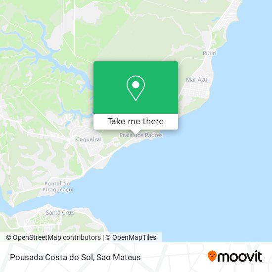 Pousada Costa do Sol map