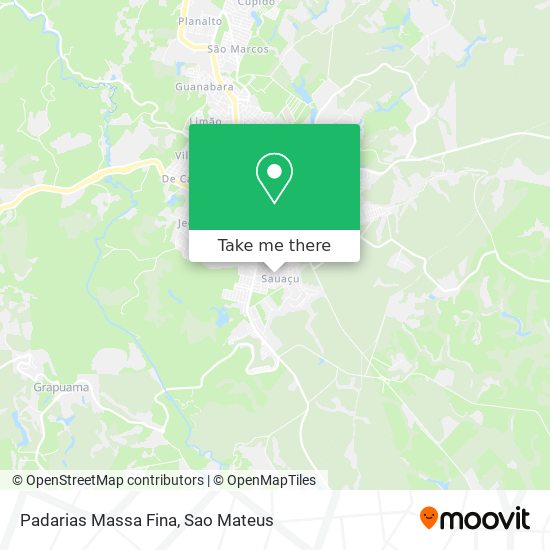 Padarias Massa Fina map