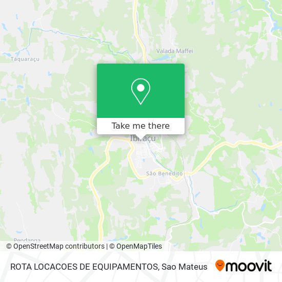 ROTA LOCACOES DE EQUIPAMENTOS map
