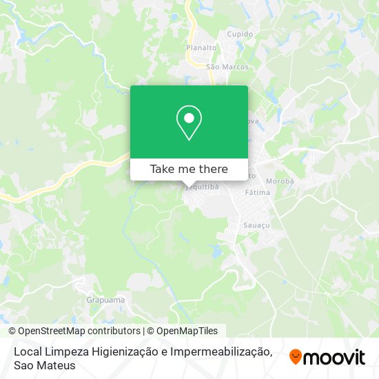 Local Limpeza Higienização e Impermeabilização map
