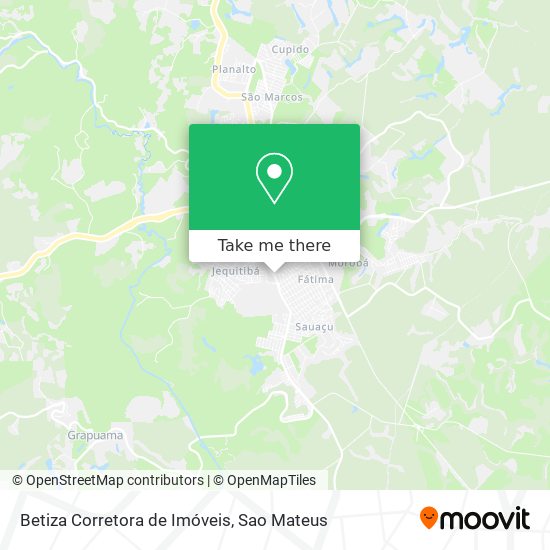 Betiza Corretora de Imóveis map