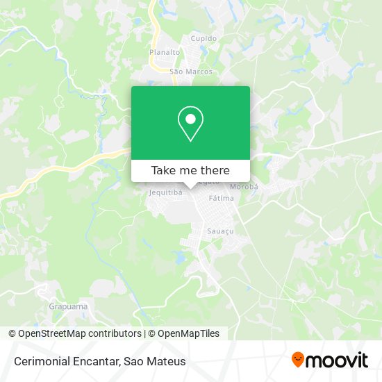 Cerimonial Encantar map