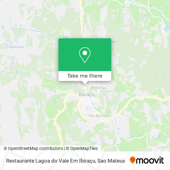 Restaurante Lagoa do Vale Em Ibiraçu map