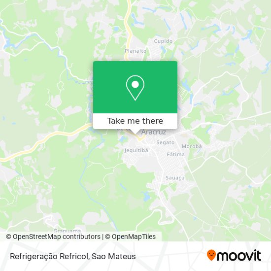 Refrigeração Refricol map