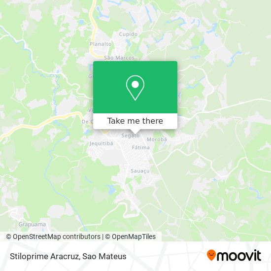 Stiloprime Aracruz map