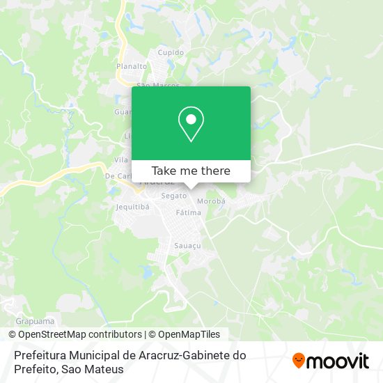 Prefeitura Municipal de Aracruz-Gabinete do Prefeito map