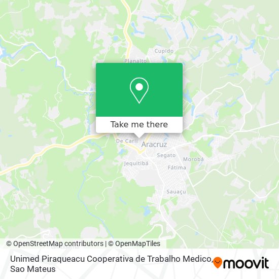 Unimed Piraqueacu Cooperativa de Trabalho Medico map