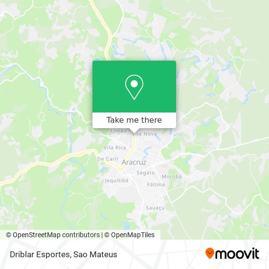 Driblar Esportes map