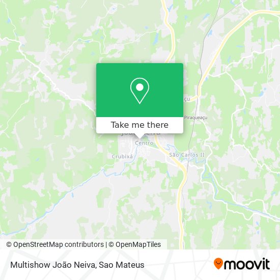 Multishow João Neiva map