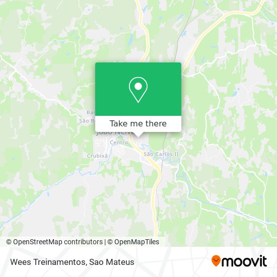 Wees Treinamentos map