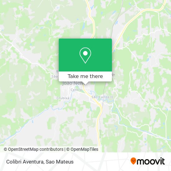 Colibri Aventura map
