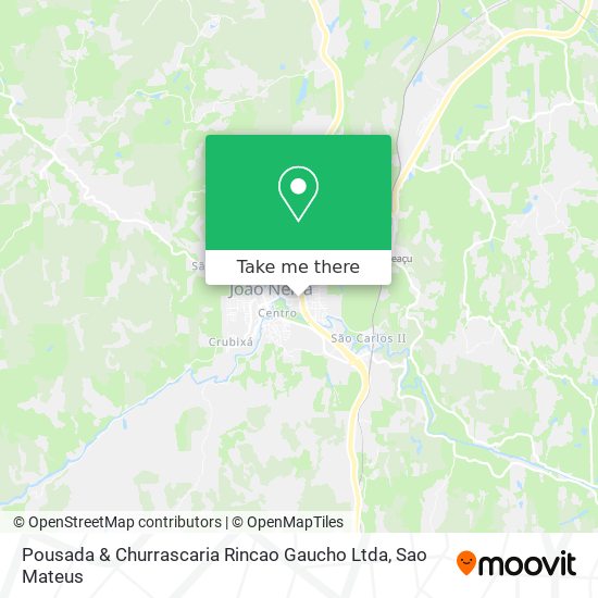 Pousada & Churrascaria Rincao Gaucho Ltda map