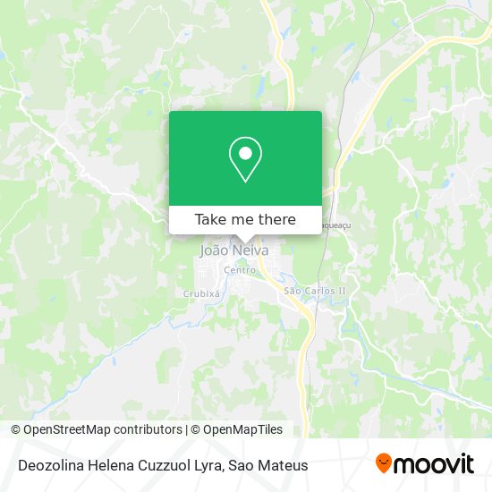 Deozolina Helena Cuzzuol Lyra map
