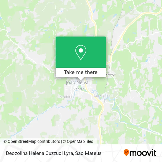 Deozolina Helena Cuzzuol Lyra map