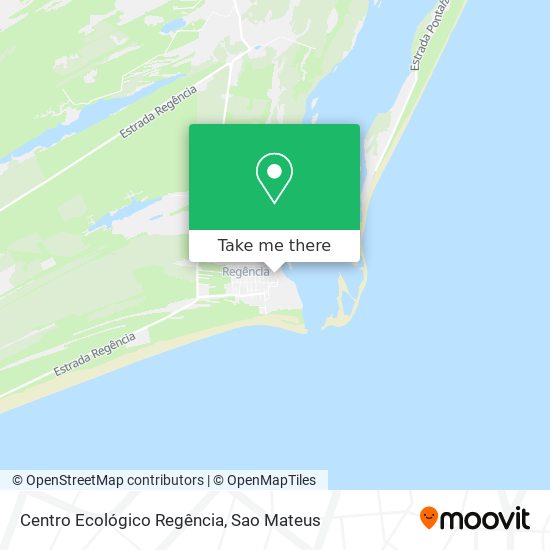 Centro Ecológico Regência map