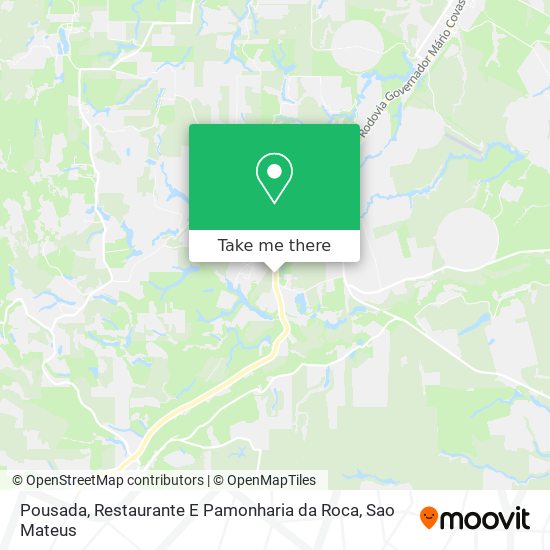 Pousada, Restaurante E Pamonharia da Roca map