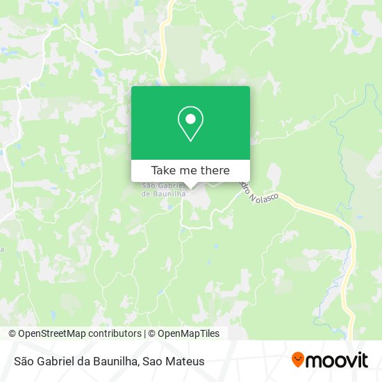 São Gabriel da Baunilha map