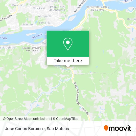 Jose Carlos Barbieri - map