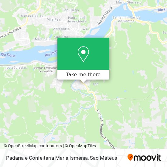 Padaria e Confeitaria Maria Ismenia map