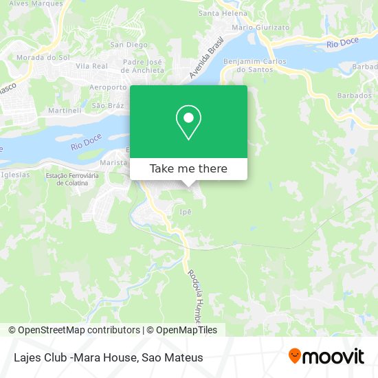 Lajes Club -Mara House map