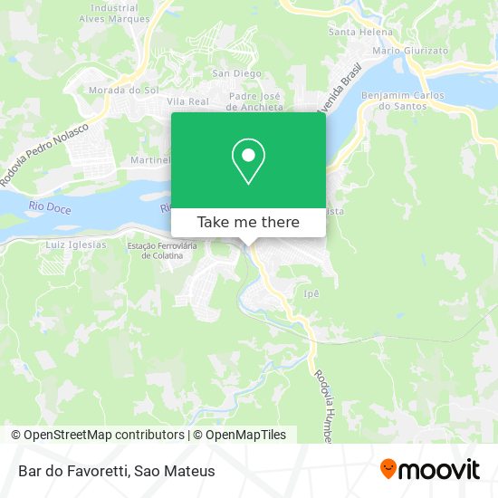 Bar do Favoretti map