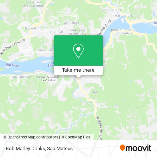 Mapa Bob Marley Drinks