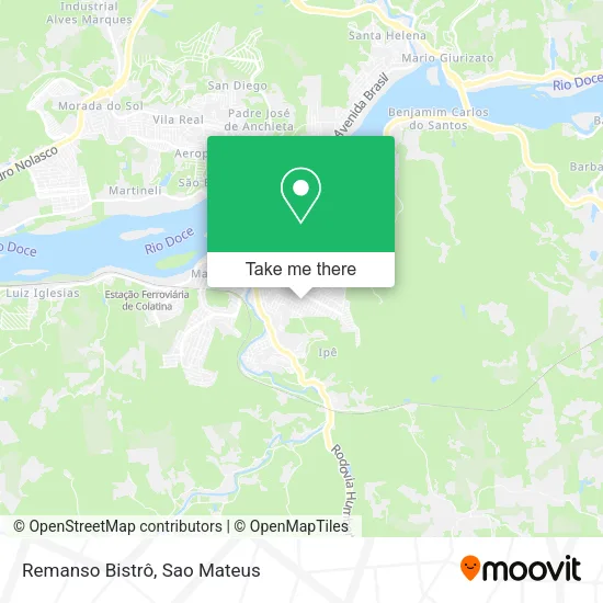Remanso Bistrô map