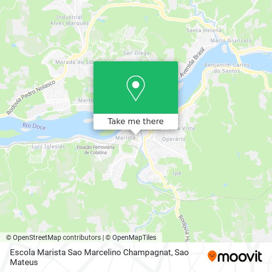 Escola Marista Sao Marcelino Champagnat map