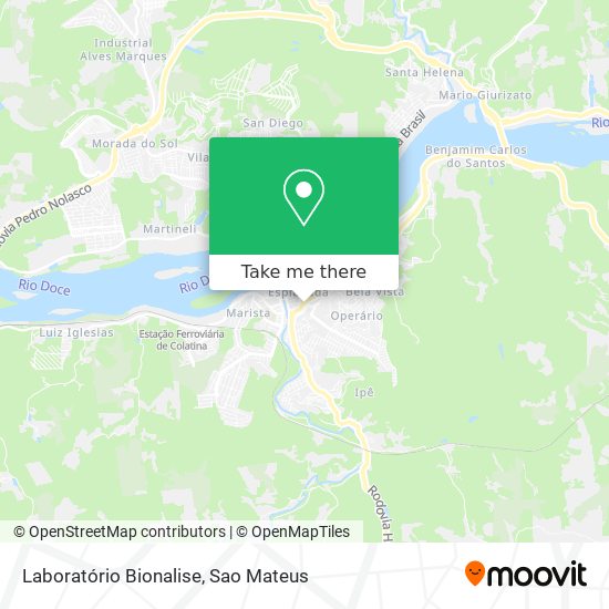 Laboratório Bionalise map
