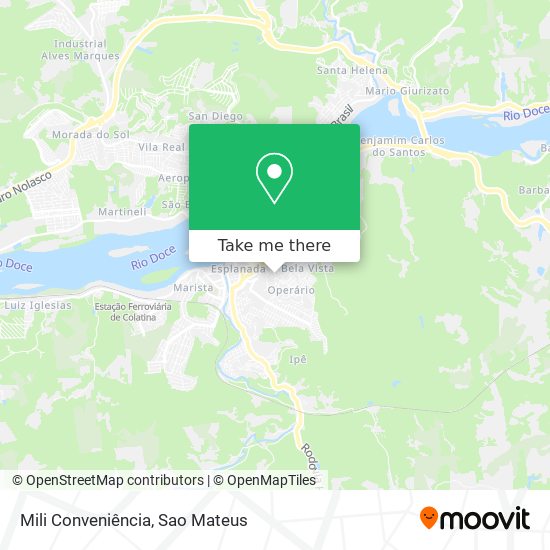 Mili Conveniência map