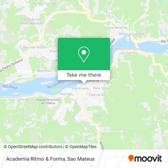 Mapa Academia Ritmo & Forma