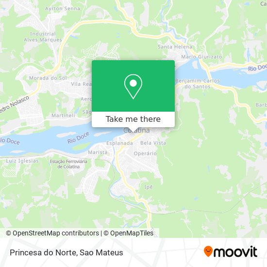 Princesa do Norte map