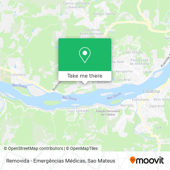 Removida - Emergências Médicas map