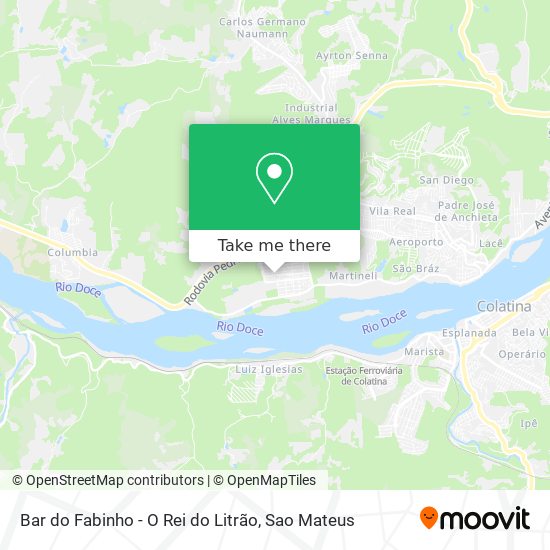 Bar do Fabinho - O Rei do Litrão map