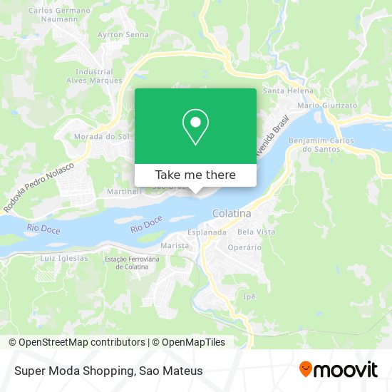 Super Moda Shopping map