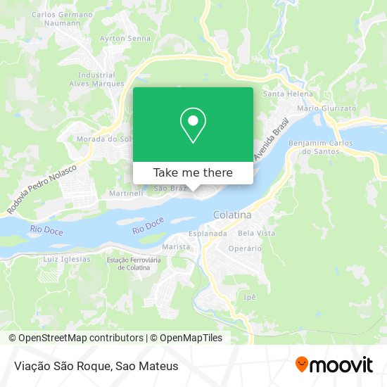 Viação São Roque map