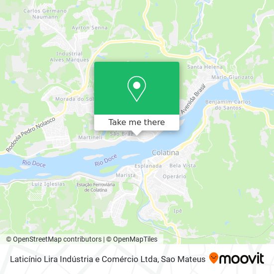 Laticínio Lira Indústria e Comércio Ltda map