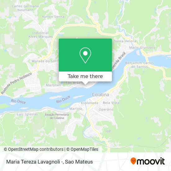 Maria Tereza Lavagnoli - map