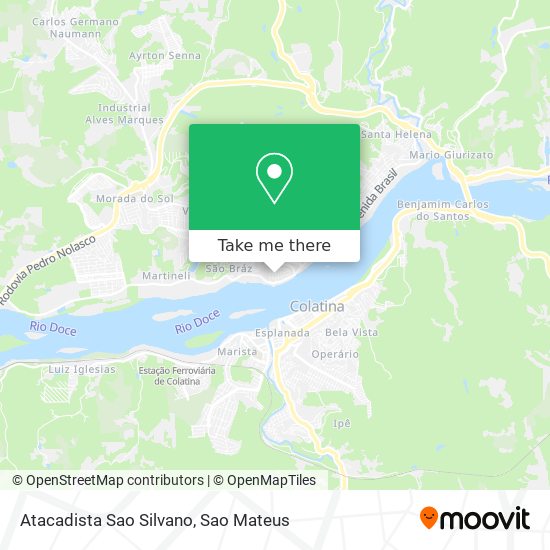 Atacadista Sao Silvano map