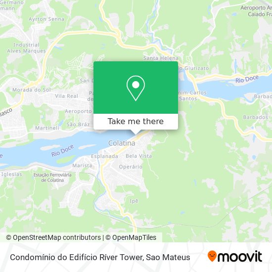 Condomínio do Edifício Ríver Tower map