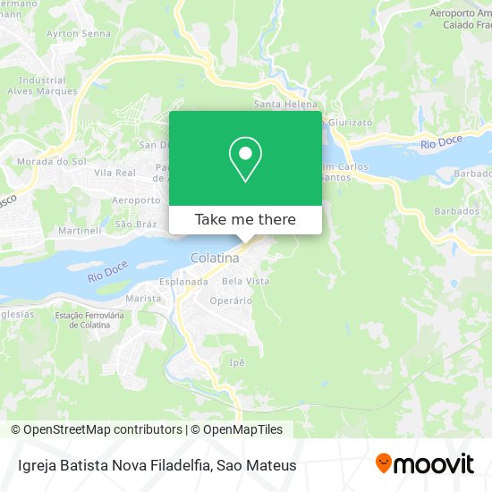 Igreja Batista Nova Filadelfia map