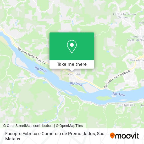 Facopre Fabrica e Comercio de Premoldados map