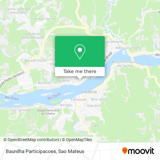 Baunilha Participacoes map