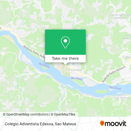 Colégio Adventista Edessa map