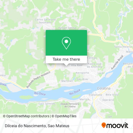 Dilceia do Nascimento map